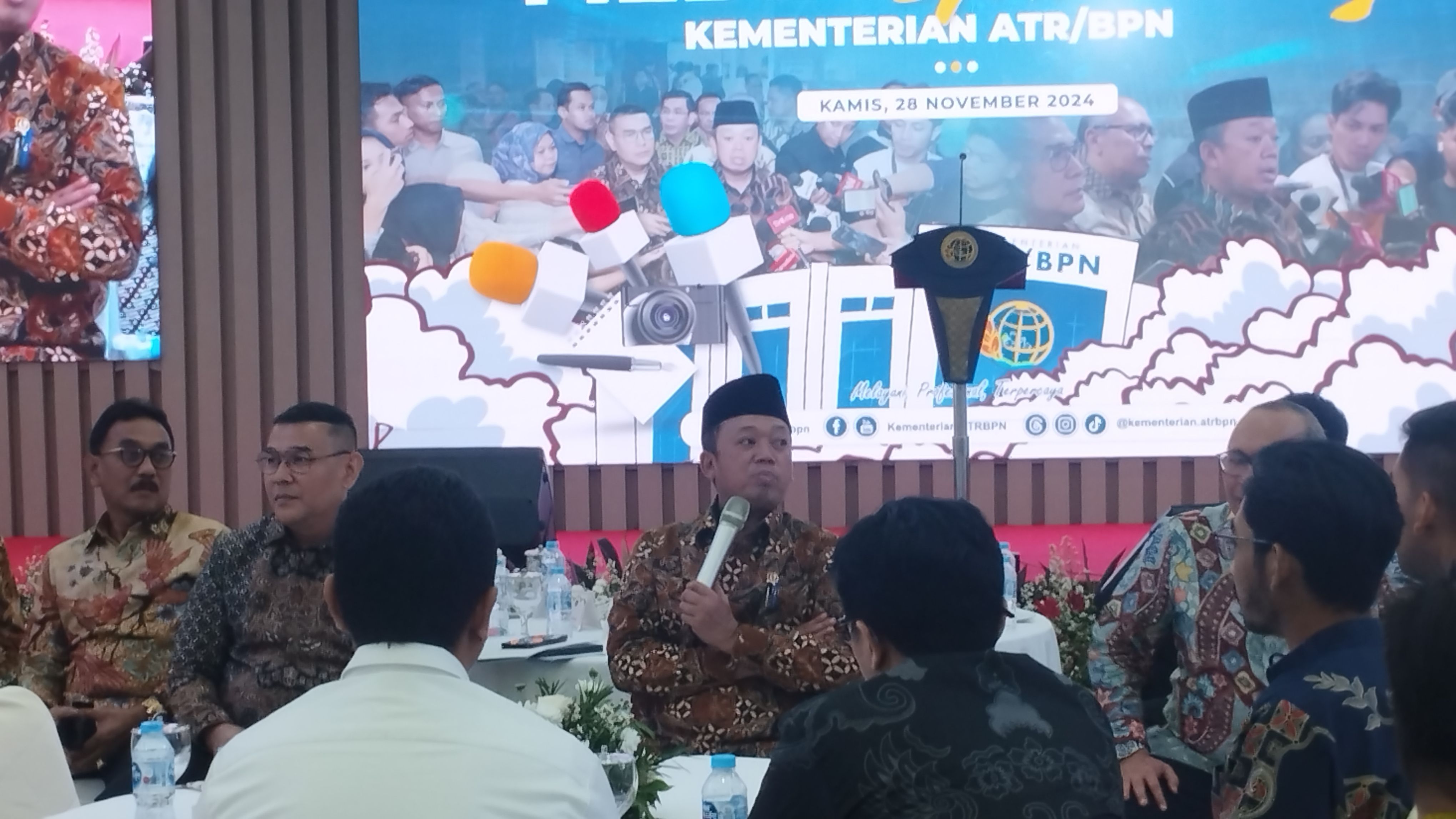 Menteri Agraria dan Tata Ruang (ATR) atau Kepala Badan Pertanahan Nasional (BPN) Nusron Wahid