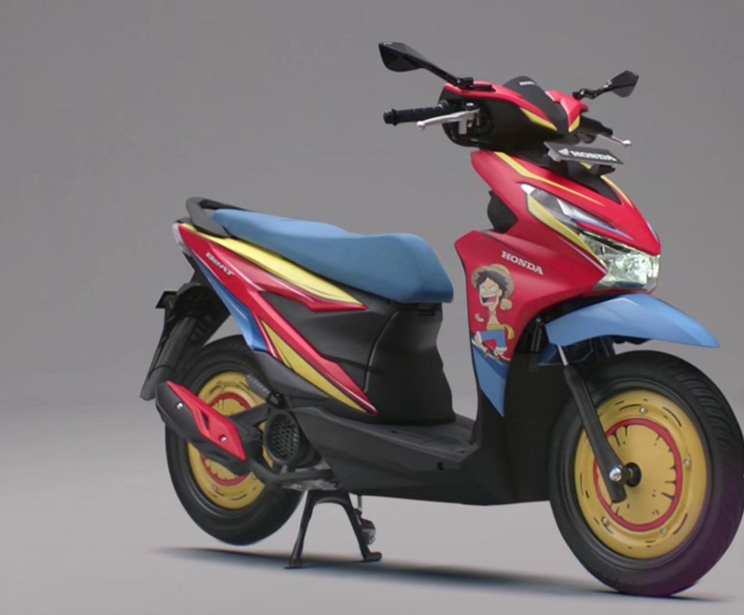 Tangkapan layar Honda Beat edisi One Piece. 