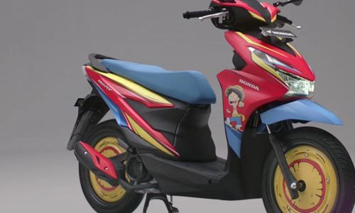 Tangkapan layar Honda Beat edisi One Piece. 