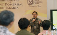 Regional Marketing Director 2 PT Agung Podomoro Land Tbk. Zaldy Wihardja dalam Seremonial Penandatangan Kolaborasi Tenant Komersial Bukit Podomoro Jakarta, Kamis 5 Desember 2024. Foto : Panji Asmoro/TrenAsia
