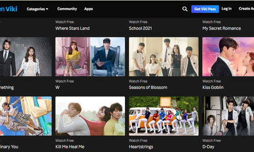 Situs streaming drakor di Viki.