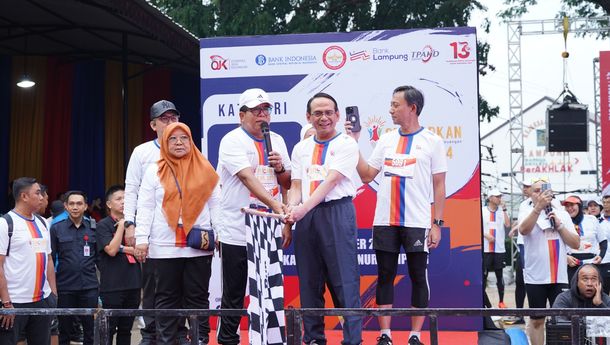 GENCARKAN RUN 2024 Langkah Tingkatkan Inklusi Keuangan di Lampung