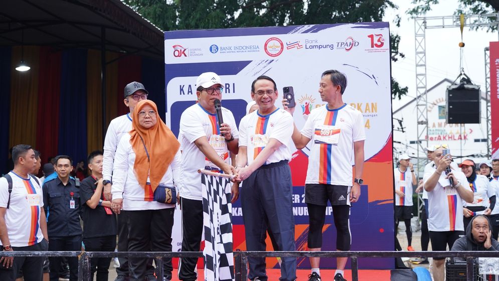 GENCARKAN RUN 2024 Langkah Tingkatkan Inklusi Keuangan di Lampung