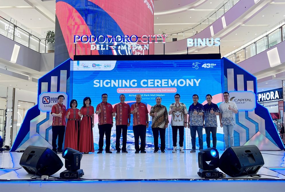 Podomoro City Deli Medan Gandeng BINUS University, Sinergikan Properti dan Pendidikan