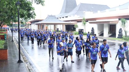 BRI Sukses Ikut Gelar Kafegama Fun Walk 2024