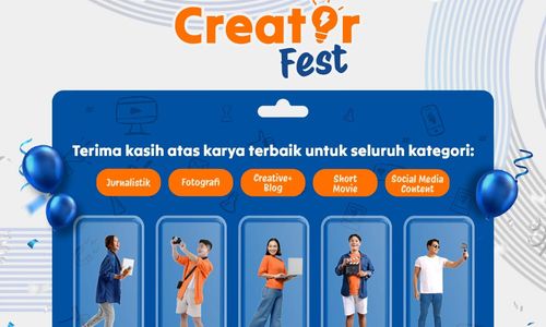 Daftar Juara Kreatif Content Creator di BRI CreatorFest 2024