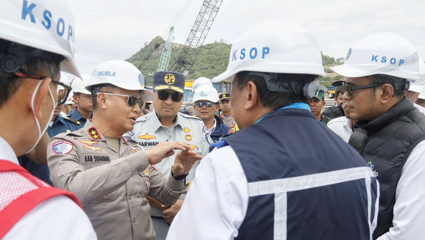 Jasa Raharja, Kemenhub, dan Korlantas Polri Survei Pelabuhan Merak dan Bakauheni