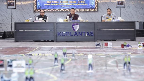 Matangkan Strategi Pengamanan Nataru, Jasa Raharja Hadiri Tactical Floor Game