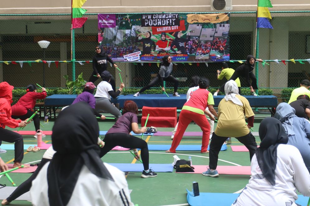 Dorong Warga Sehat dan Kompak, Kalibata City Resmikan Komunitas Poundfit