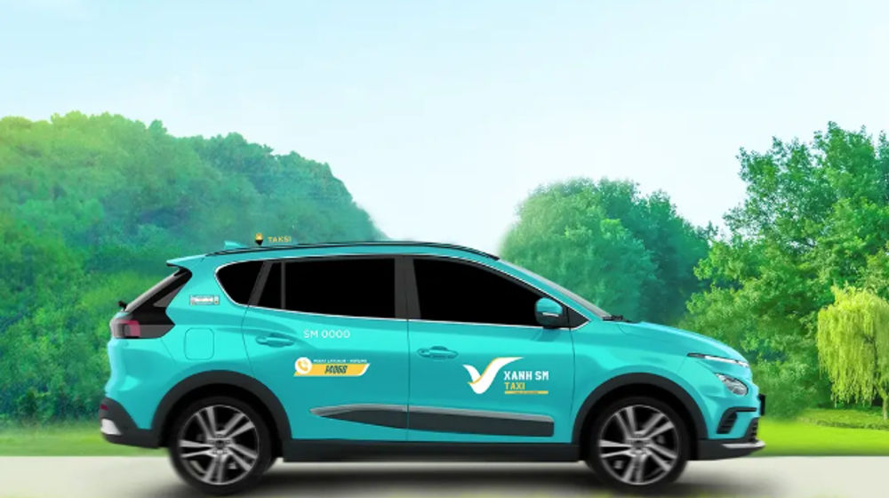 Taksi online asal Vietnam Xanh SM.