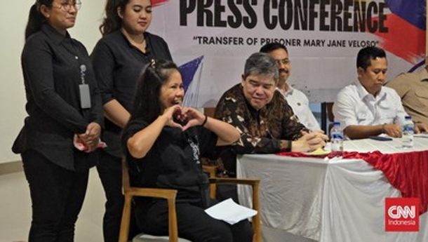 Pulang ke Filipina, Terpidana Mati Kasus Narkoba, Mary Jane Veloso Nyanyikan Lagu Indonesia Raya