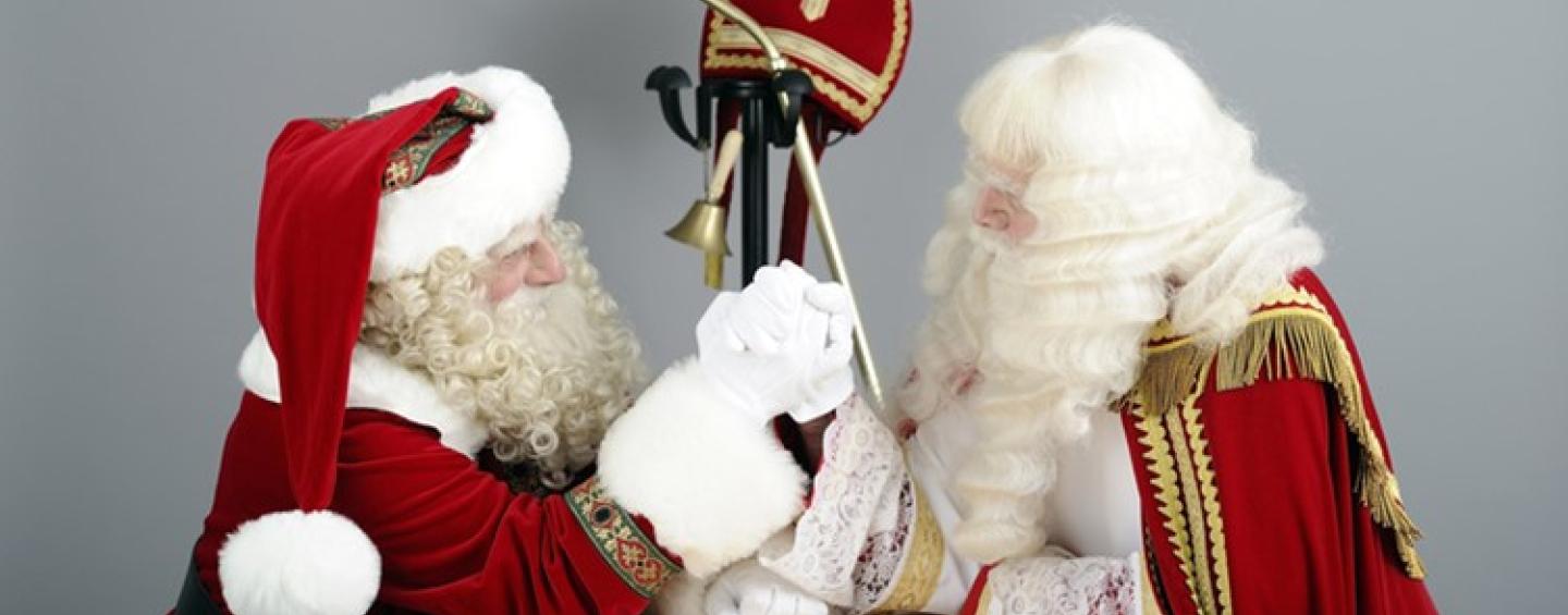 Sinterklaas vs. Santa Claus.