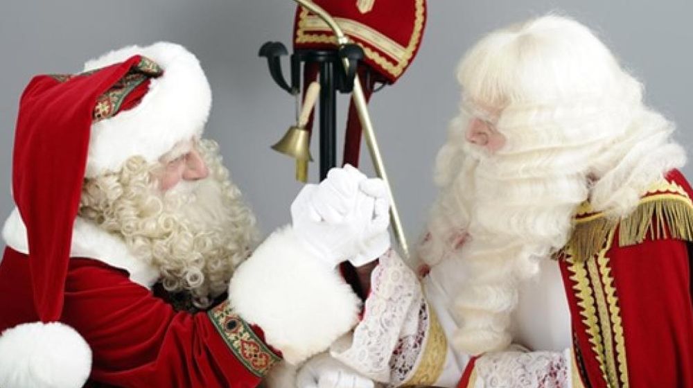 Sinterklaas vs. Santa Claus.