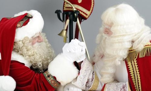 Sinterklaas vs. Santa Claus.