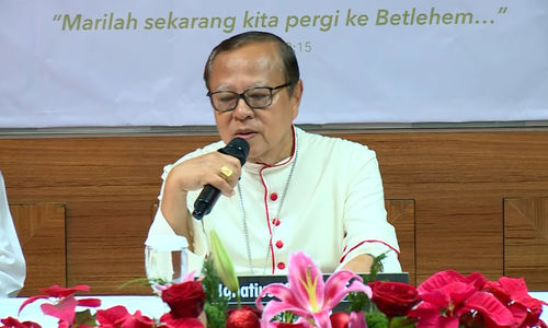 Uskup Agung Jakarta Mgr Ignatius Kardinal Suharyo dalam pesan Natal 2024.