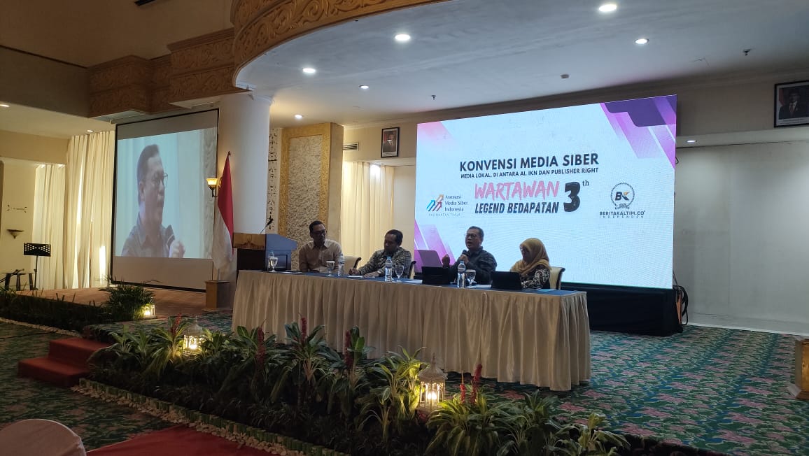 AMSI Kaltim dan Wartawan Lejend Gelar Konvensi Media Siber di Grand Mustika Balikpapan pada Sabtu 28 Desember 2024