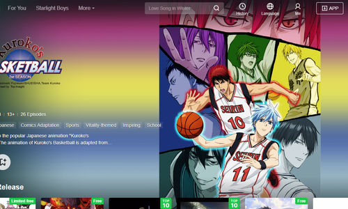 Nonton anime di iQIYI.