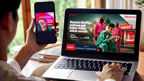 Telkomsel Hadirkan Promo Paket Netflix Bundle Data Telkomsel Rp49 Ribuan per Bulan