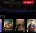 Nonton film dan drama di Netflix.