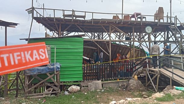 Kedai Kopi Ambruk di Malam Tahun Baru, Pemilik Siap Bertanggung Jawab