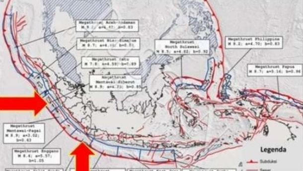 Megathrust Rentan Terjadi, BRIN Sarankan Adaptasi dan Mitigasi