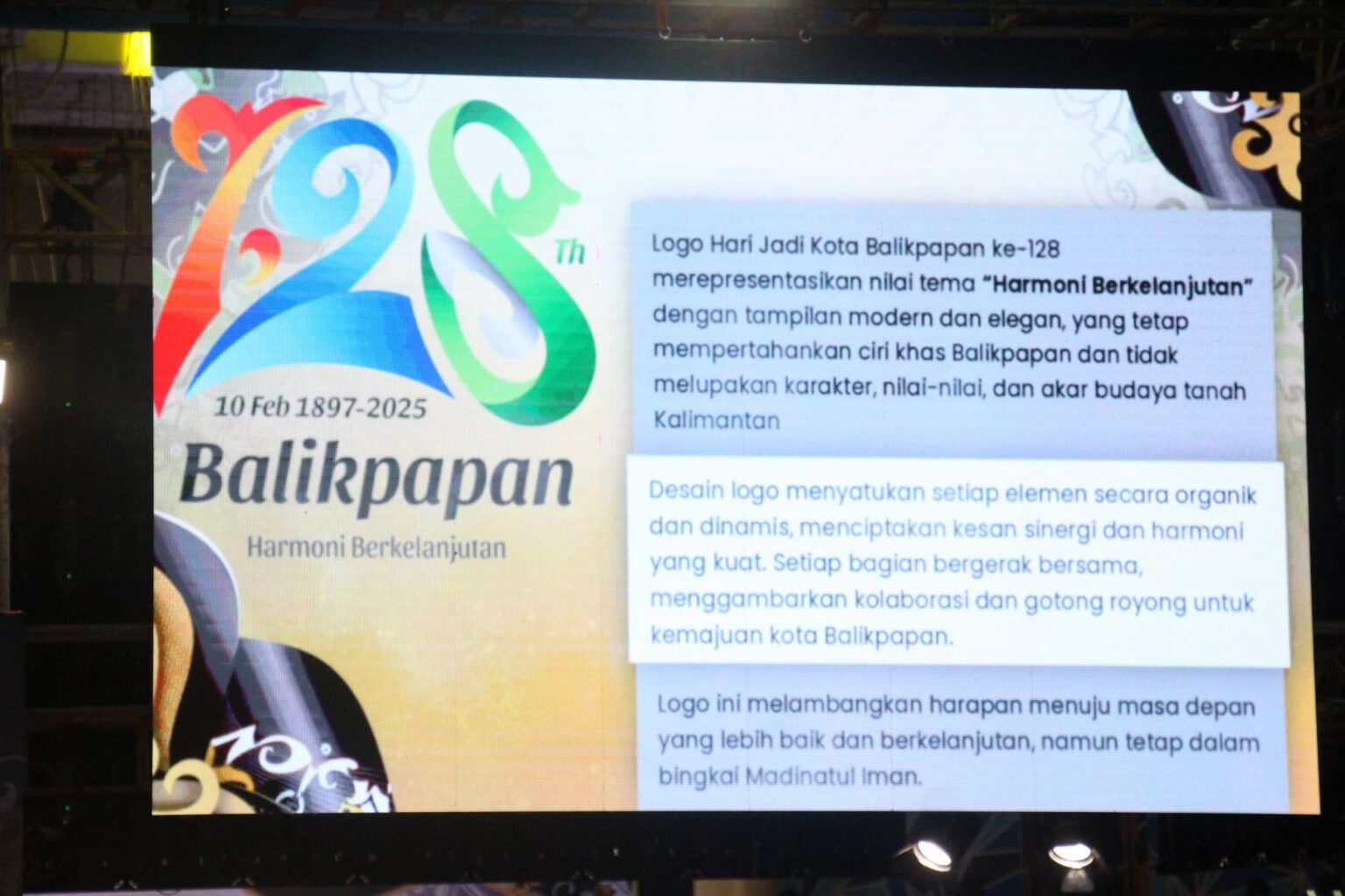 Berikut Makna Logo HUT Kota Balikpapan ke-128  