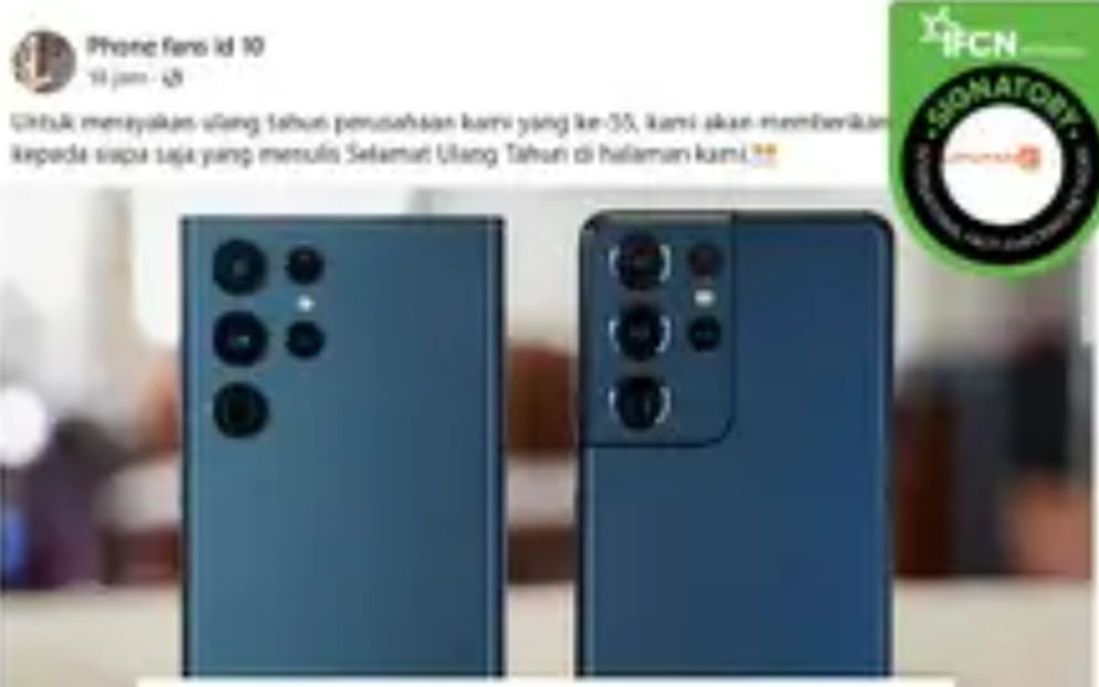 Hoaks: Samsung Bagikan 900 Ponsel Baru dalam Rangka Ultah ke-55, Cek Faktanya Yuk!