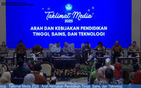 Taklimat Media Kemdiktisaintek di Jakarta, Jumat, 3 Januari 2025.