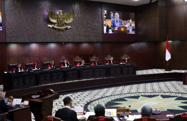 Sidang Mahkamah Konstitusi. (Foto:Istimewa)