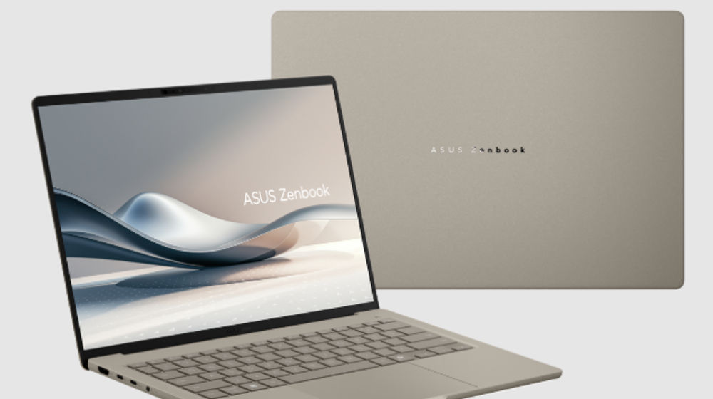 Ilustrasi Asus Zenbook A14.