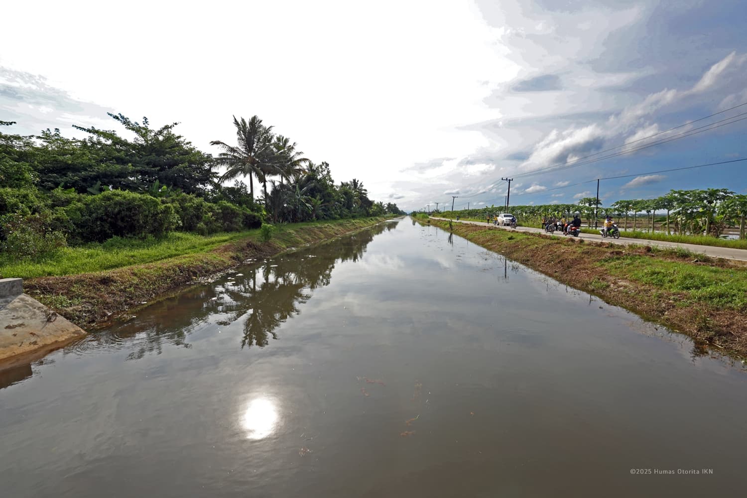 Daerah Irigasi Rawa Sebakung di Kabupaten Penajam Paser Utara sebagai penyangga pangan IKN.