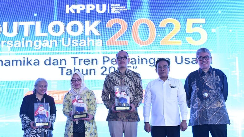 Sejumlah pakar hadir di acara Outlook Persaingan
Usaha 2025 yang digelar KPPU.