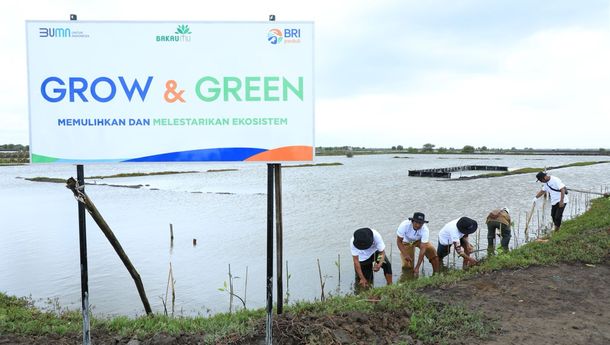 BRI Menanam Grow & Green: Wujud Kepedulian BRI pada Ekosistem dan Perekonomian Warga