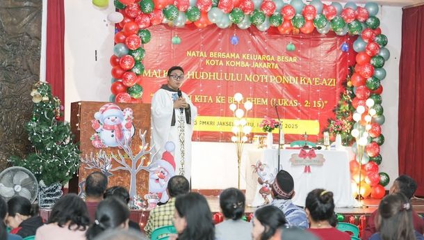 Ratusan Warga Kota Komba Jakarta Meriahkan Nataru Bersama di Aula Marga Siswa Jaksel