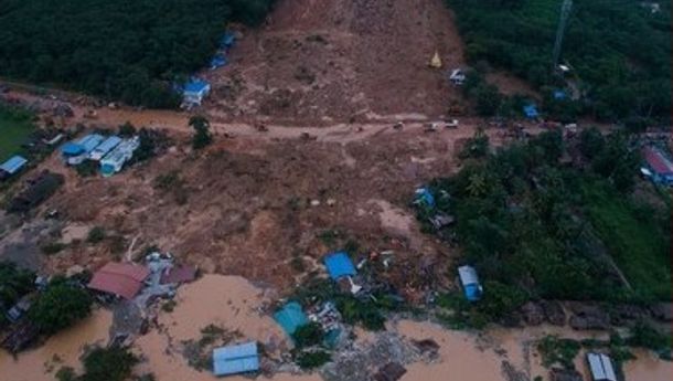 Longsor di Hpkant, Myanmar Benamkan 50 Rumah Warga, Belasan Warga Tewas