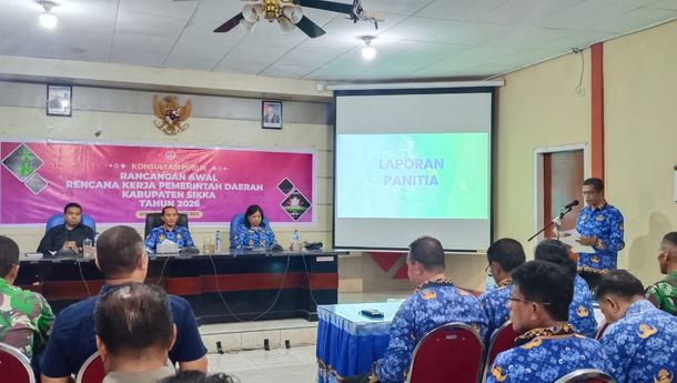 Pemkab Sikka Gelar Forum Konsultasi Publik  Bahas Ranwal RKPD 2026