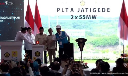 Presiden Prabowo Subianto telah meresmikan  Pembangkit Listrik Tenaga Air (PLTA) Jatigede di Sumedang, Jawa Barat pada 20 Januari 2025.