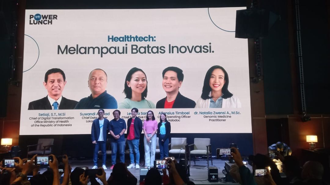 Acara GDP Venture Power Lunch: Healthtech: Melampaui Batas Inovasi di Jakarta, Rabu, 23 Januari 2025.