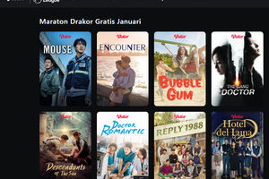 Nonton drakor di Vidio.