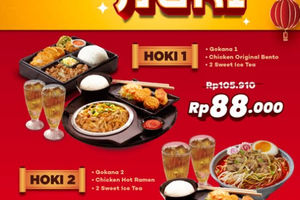 Promo makanan di Gokana.