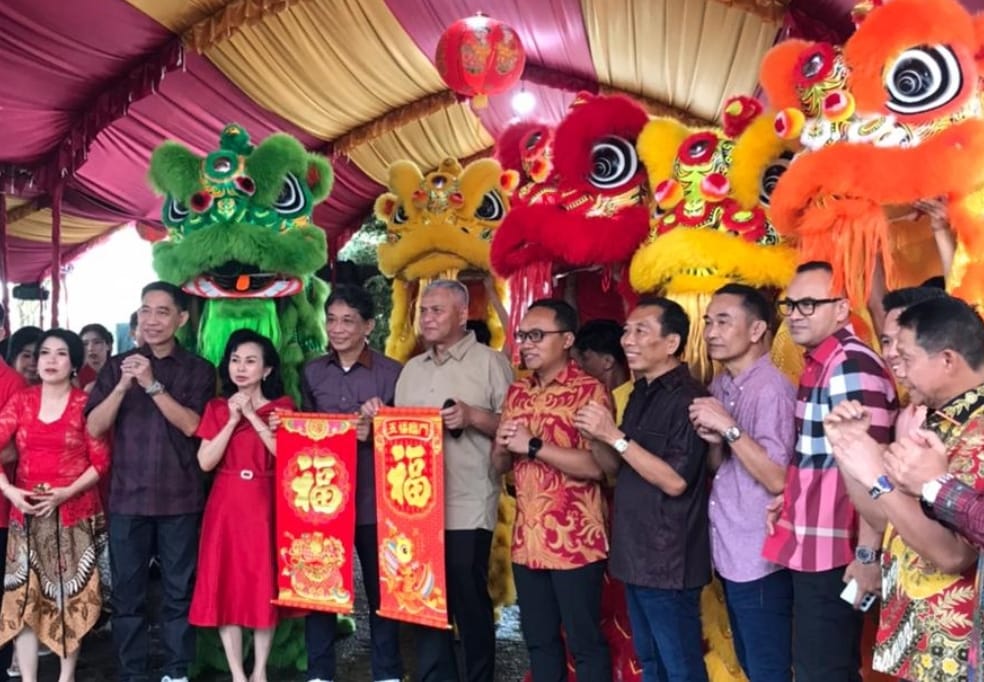 Imlekan bersama Pangdam Mulawarman