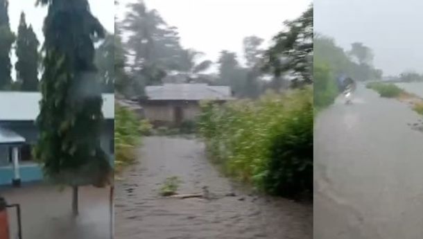 Wilayah Magepanda Dilanda Banjir Akibat Hujan Deras Disertai Angin Kencang