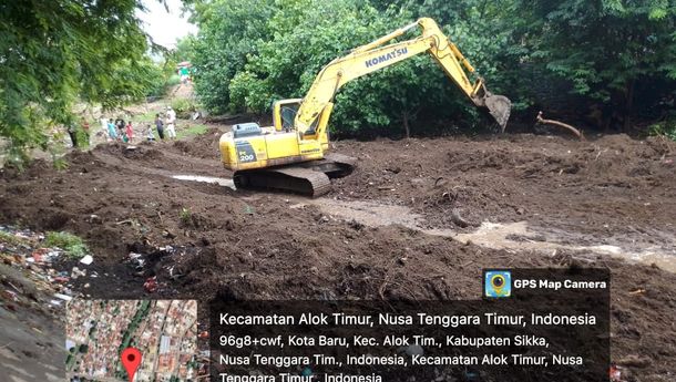 Normalisasi  Kali Mati Kampong Kabor Jln Heet Wolokoli Dimulai Hari Ini, Warga Ada yang Gembira, Ada pula yang Kecewa