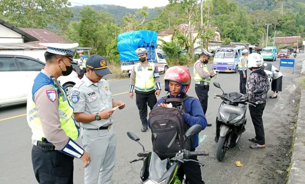 Jasa Raharja dan Mitra Laksanakan Operasi Gabungan di Lampung Barat