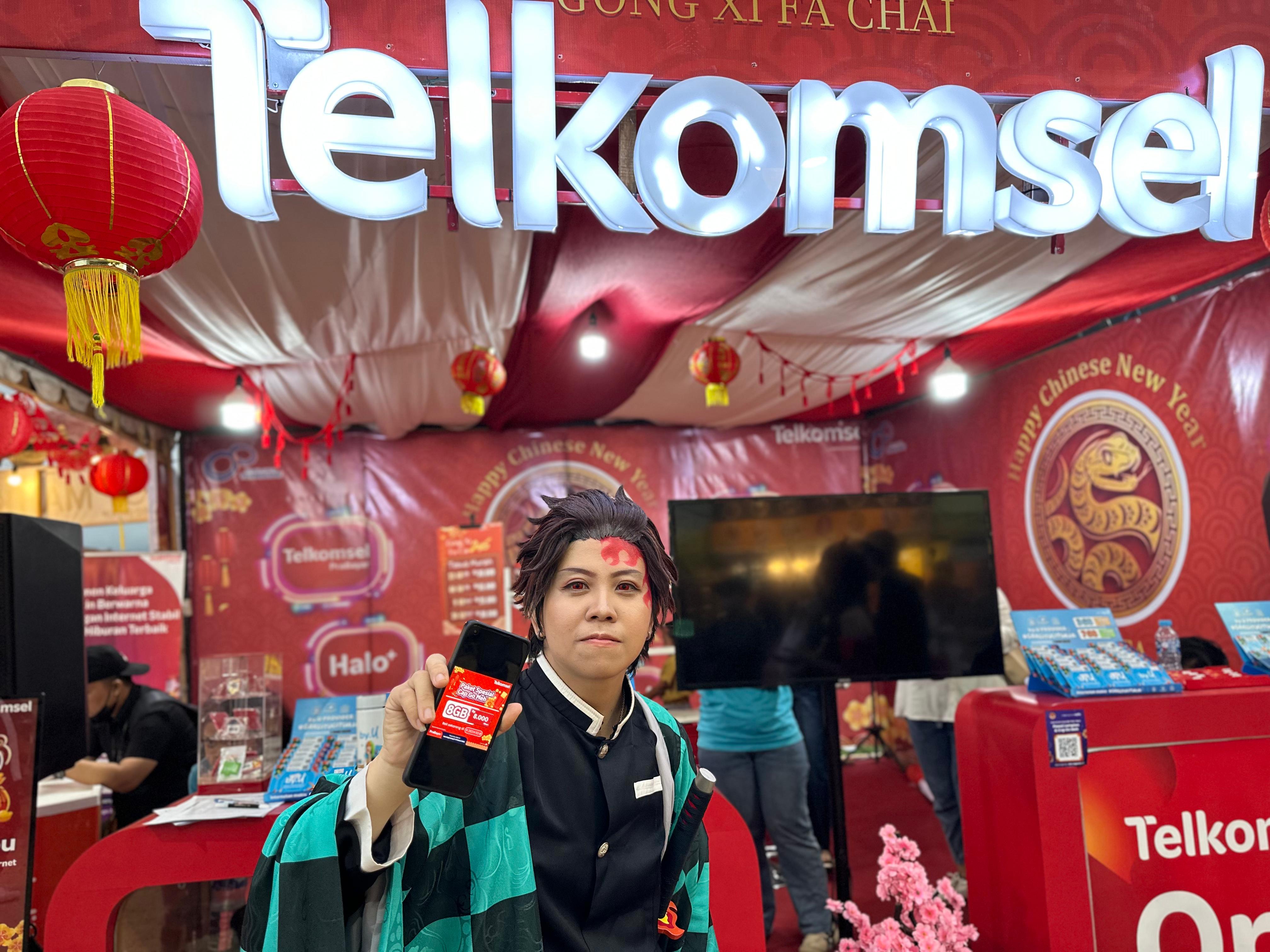 Telkomsel Sediakan Jaringan Kelancaran Perayaan Cap Go Meh 2025