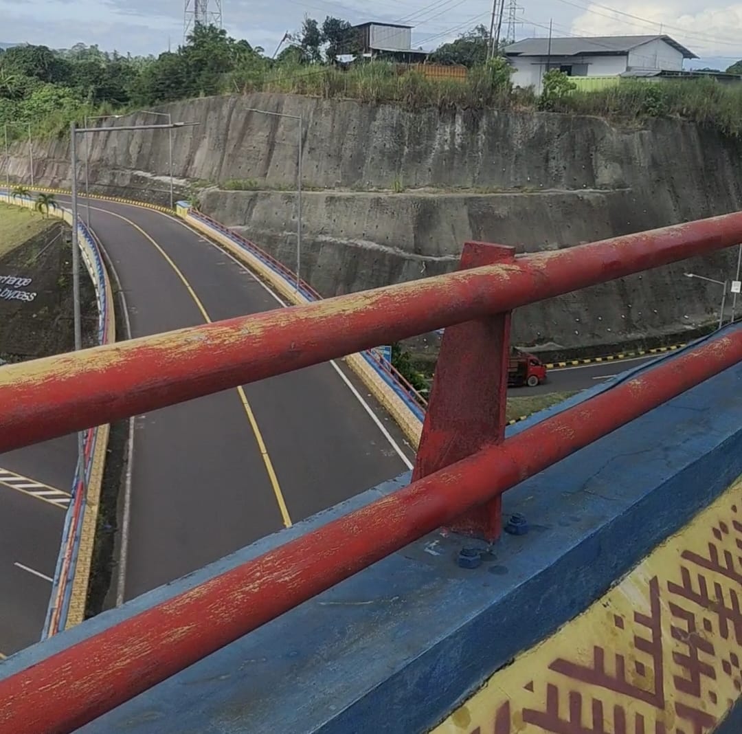 Jembatan Interchange Manado By Pass. (Foto:Mike)