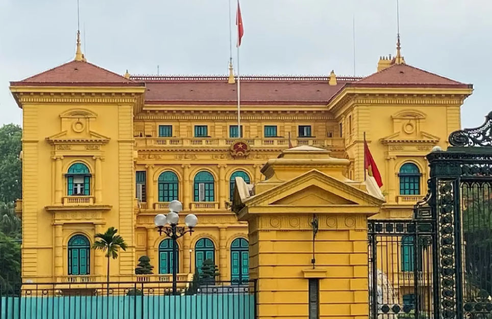 Ilustrasi gedung kementerian Vietnam.