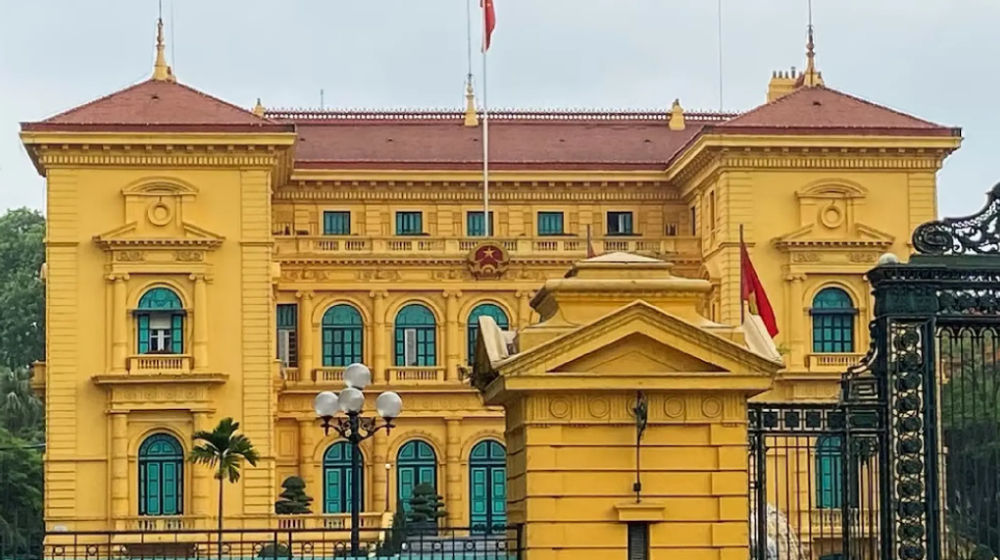 Ilustrasi gedung kementerian Vietnam.