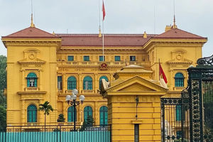 Ilustrasi gedung kementerian Vietnam.