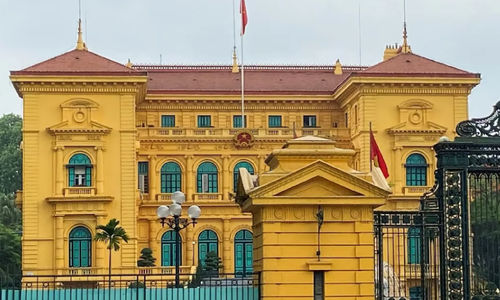 Ilustrasi gedung kementerian Vietnam.